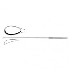 Luer-Koerte Gall Stone Scoop Fig. 5 Stainless Steel, 32 cm - 12 1/2" Scoop Size 15.0 mm